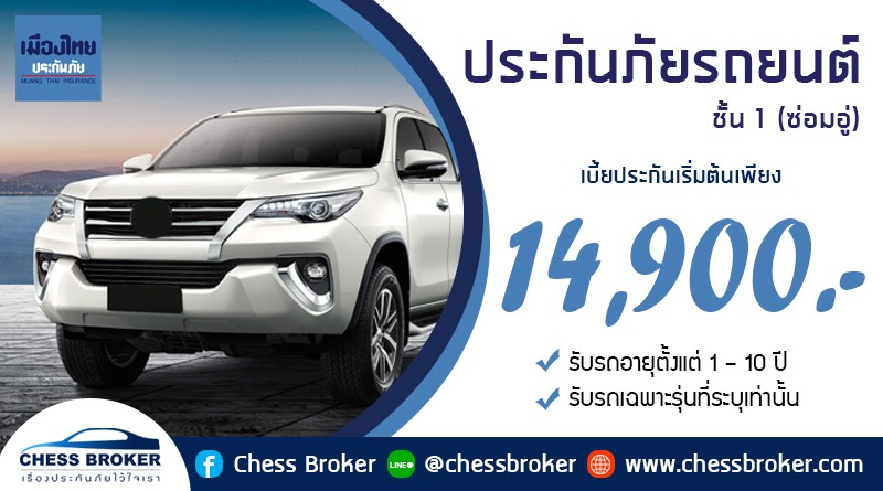 ประกันภัยรถยนต์ชั้น 1